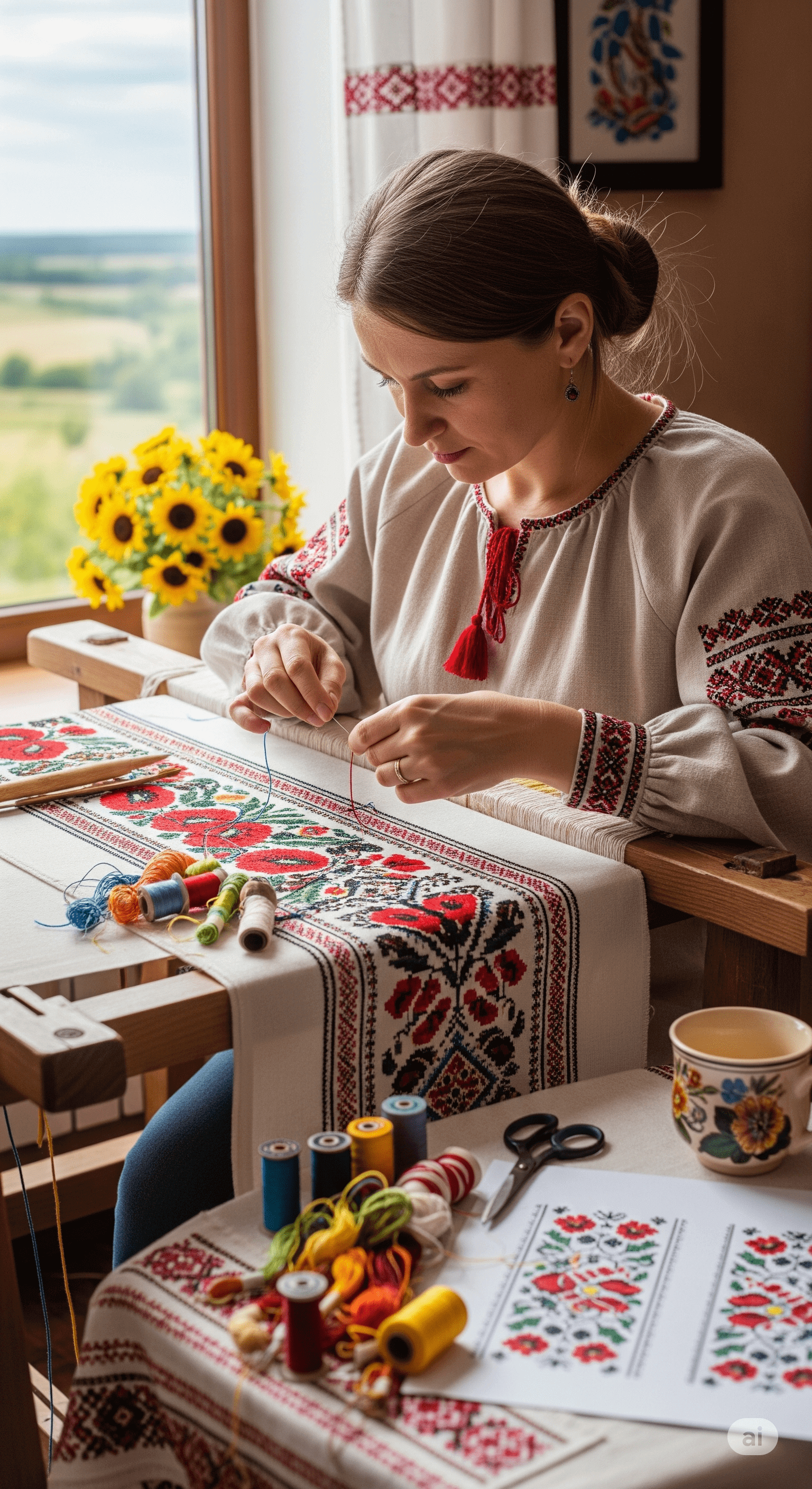 Майстриня за вишиванням